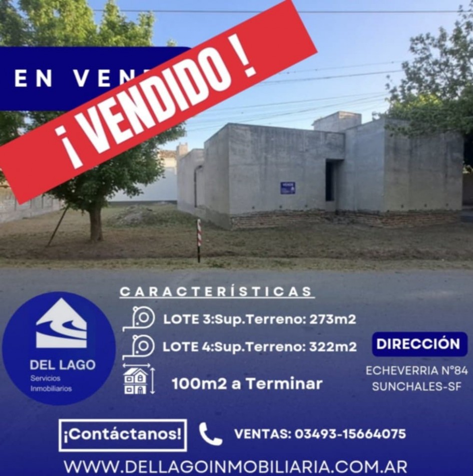 PROPIEDAD A TERMINAR EN VENTA