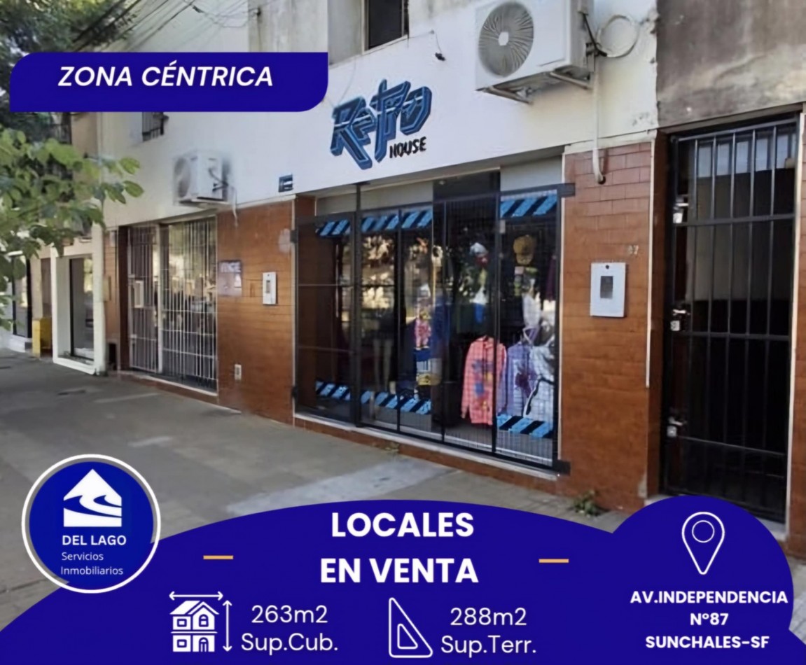 LOCALES CENTRICO- MAS PROPIEDAD INTERNA EN VENTA