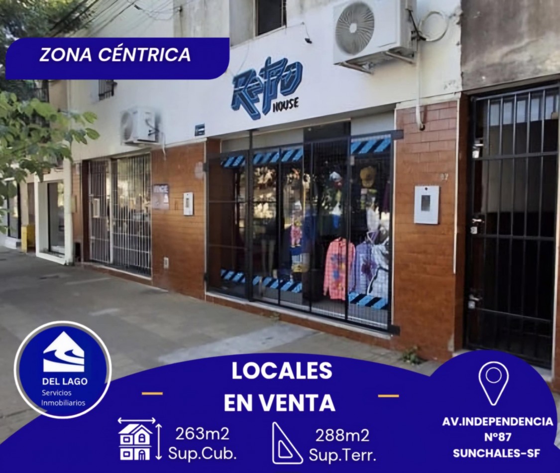 LOCALES CENTRICO- MAS PROPIEDAD INTERNA EN VENTA