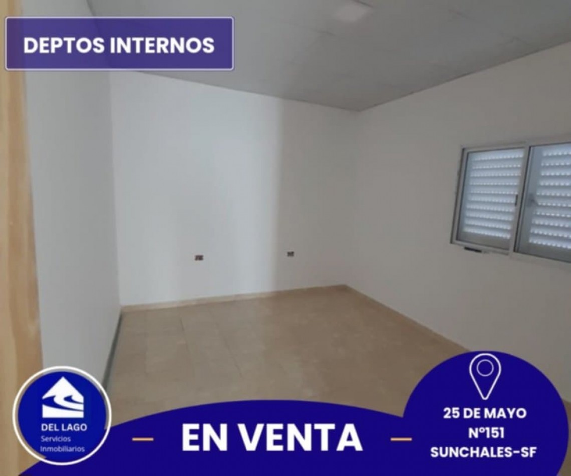DOS DEPARTAMENTOS INTERNOS A ESTRENAR EN VENTA