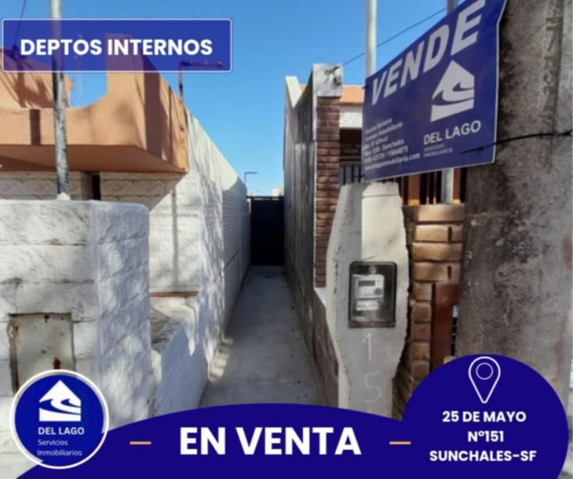 DOS DEPARTAMENTOS INTERNOS A ESTRENAR EN VENTA