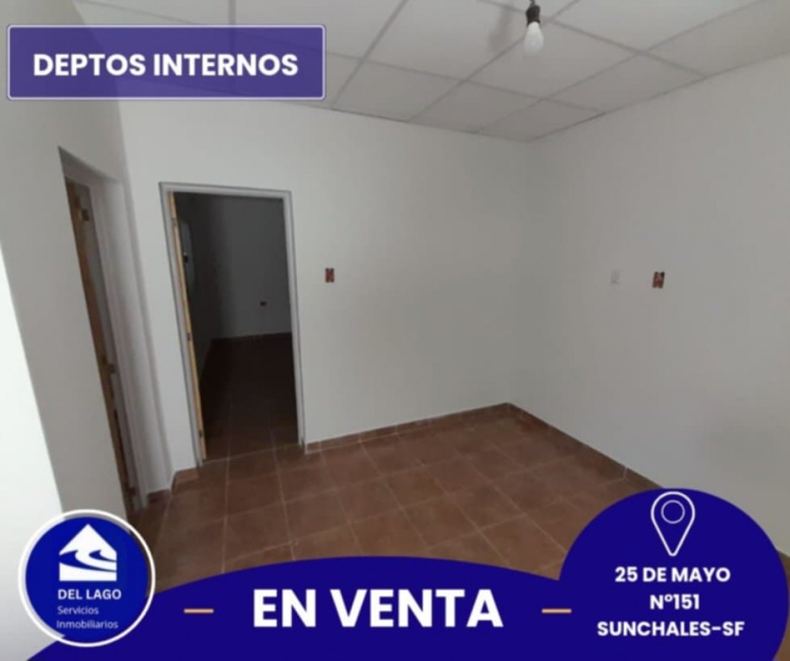 DOS DEPARTAMENTOS INTERNOS A ESTRENAR EN VENTA