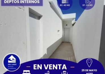 DOS DEPARTAMENTOS INTERNOS A ESTRENAR EN VENTA
